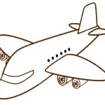 coloriage Avion à imprimer pdf gratuit