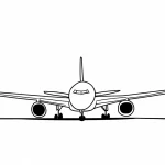 coloriage Avion a colorier en ligne