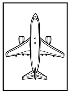 coloriage Avion et decoupage a imprimer gratuit