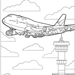 coloriage Avion et dessins