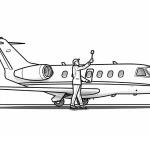 coloriage Avion pour enfant de 7 ans
