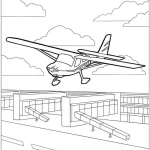 coloriage Avion pour enfants à télécharger