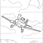 coloriage Avion gratuit a imprimer
