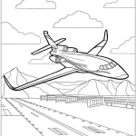 coloriage Avion pour enfant de 10 ans