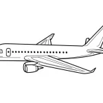 coloriage Avion gratuit à imprimer