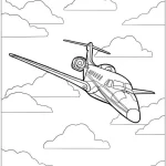 coloriage Avion a imprimer gratuitement
