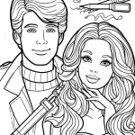 télécharger coloriage Barbie gratuit