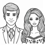 coloriage Barbie en ligne