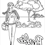coloriage Barbie pour enfant de 10 ans