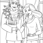 coloriage Barbie à imprimer pdf