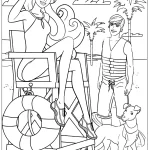 coloriage Barbie pour enfant gratuit