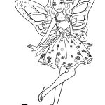 coloriage Barbie pour enfant gratuit