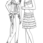 coloriage Barbie à imprimer gratuitement pdf