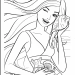 coloriage Barbie a imprimer gratuit
