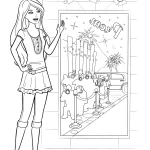 coloriage Barbie à imprimer gratuitement pdf