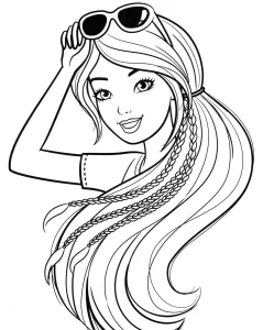 coloriage Barbie a colorier en ligne gratuitement