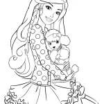coloriage Barbie a colorier en ligne gratuitement