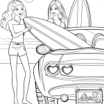 coloriage Barbie pour enfants a imprimer