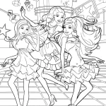 coloriage Barbie a imprimer