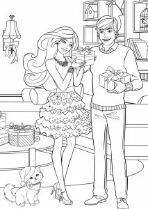 coloriage Barbie en ligne