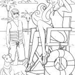 coloriage Barbie à imprimer pdf gratuit