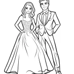 coloriage Barbie gratuit