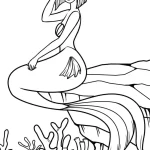 coloriage Barbie Sirene gratuit