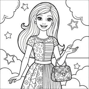 coloriage Barbie update d