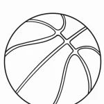 coloriage Basketball pour enfant gratuit