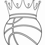 coloriage Basketball pour primaire