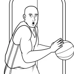 coloriage Basketball a imprimer gratuitement