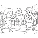 coloriage Basketball updated à imprimer pdf