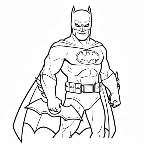 Tranh tô màu Batman