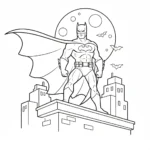 coloriage Batman pour enfants à imprimer