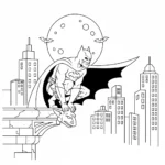 coloriage Batman à imprimer gratuit