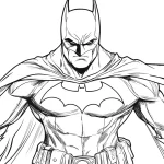 imprimer coloriage Batman gratuit