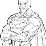 coloriage Batman gratuit à imprimer