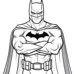 coloriage Batman pour enfants à télécharger