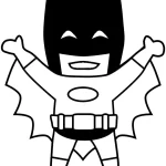 coloriage Batman pour enfant de 5 ans