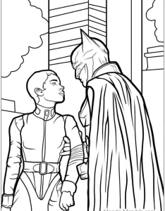 coloriage Batman pour enfant à imprimer