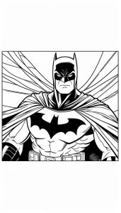 coloriage Batman gratuit à imprimer