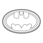 coloriage Batman pour enfant de 10 ans