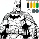 a imprimer coloriage Batman gratuit
