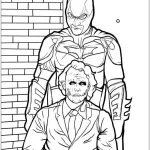 image de coloriage Batman pour enfant