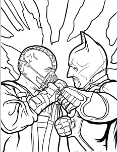 coloriage Batman à imprimer pdf gratuit