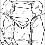 coloriage Batman a imprimer pour enfant de 4 ans