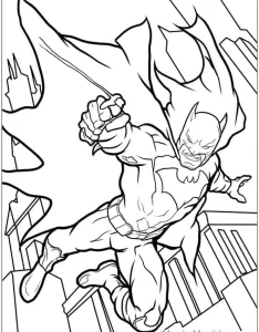 coloriage Batman à imprimer