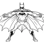 coloriage Batman a colorier en ligne gratuitement