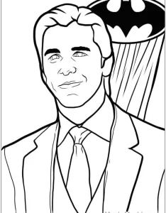coloriage Batman gratuit à imprimer