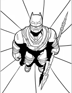 coloriage Batman pour enfant
